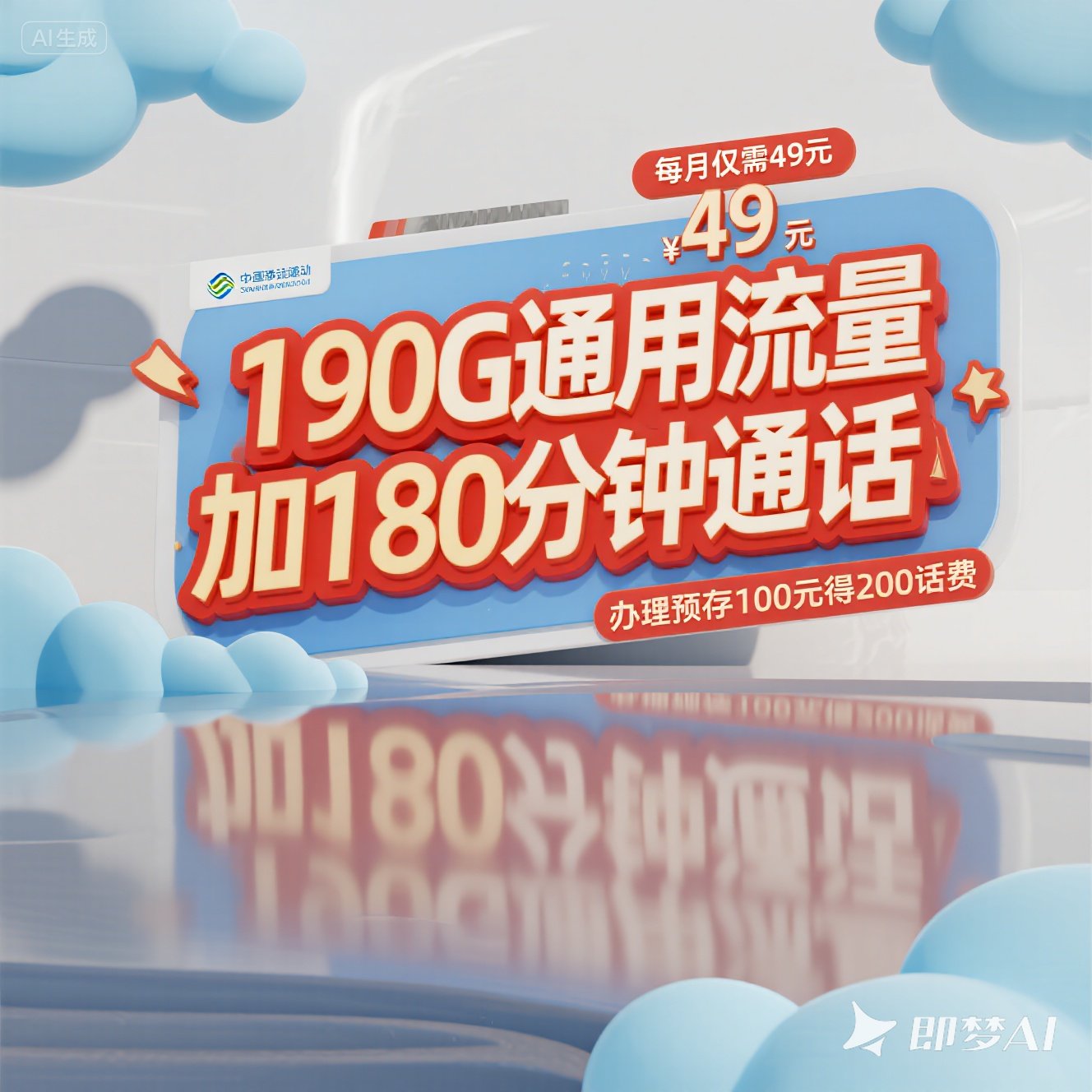 高新区49 元承包你的全月流量与通话！