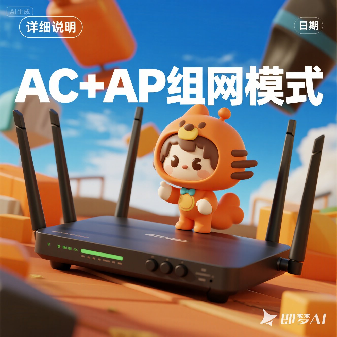 高新区一口气说完AC+AP组网模式的具体应用场景