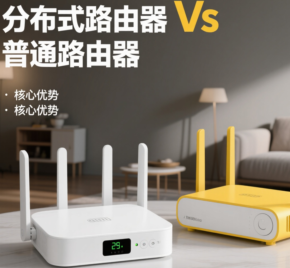 高新区分布式路由器 vs 普通路由器：3 大核心优势，在郑州解决普通路由 “覆盖差、卡顿多” 痛点