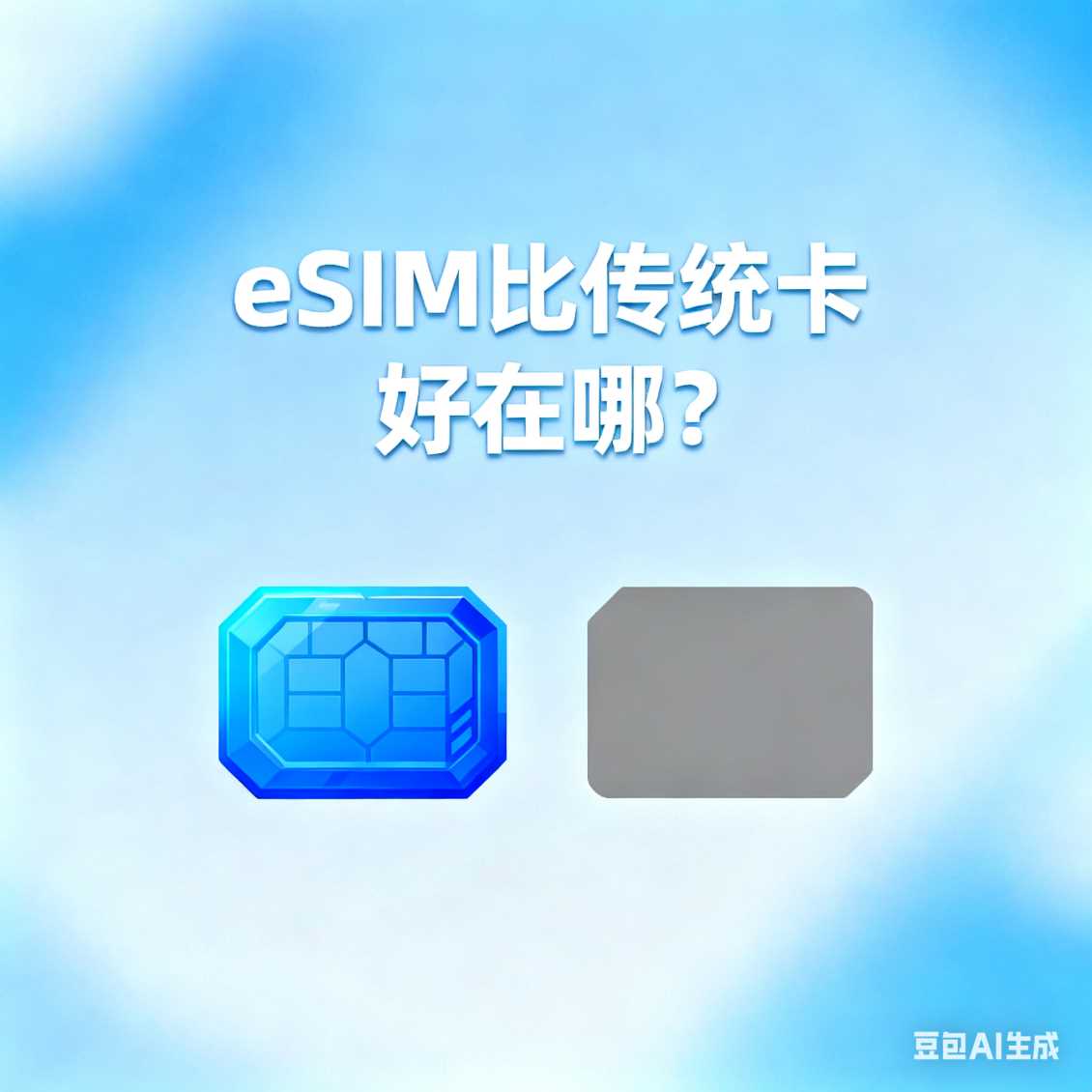 高新区eSIM 比传统卡好在哪？