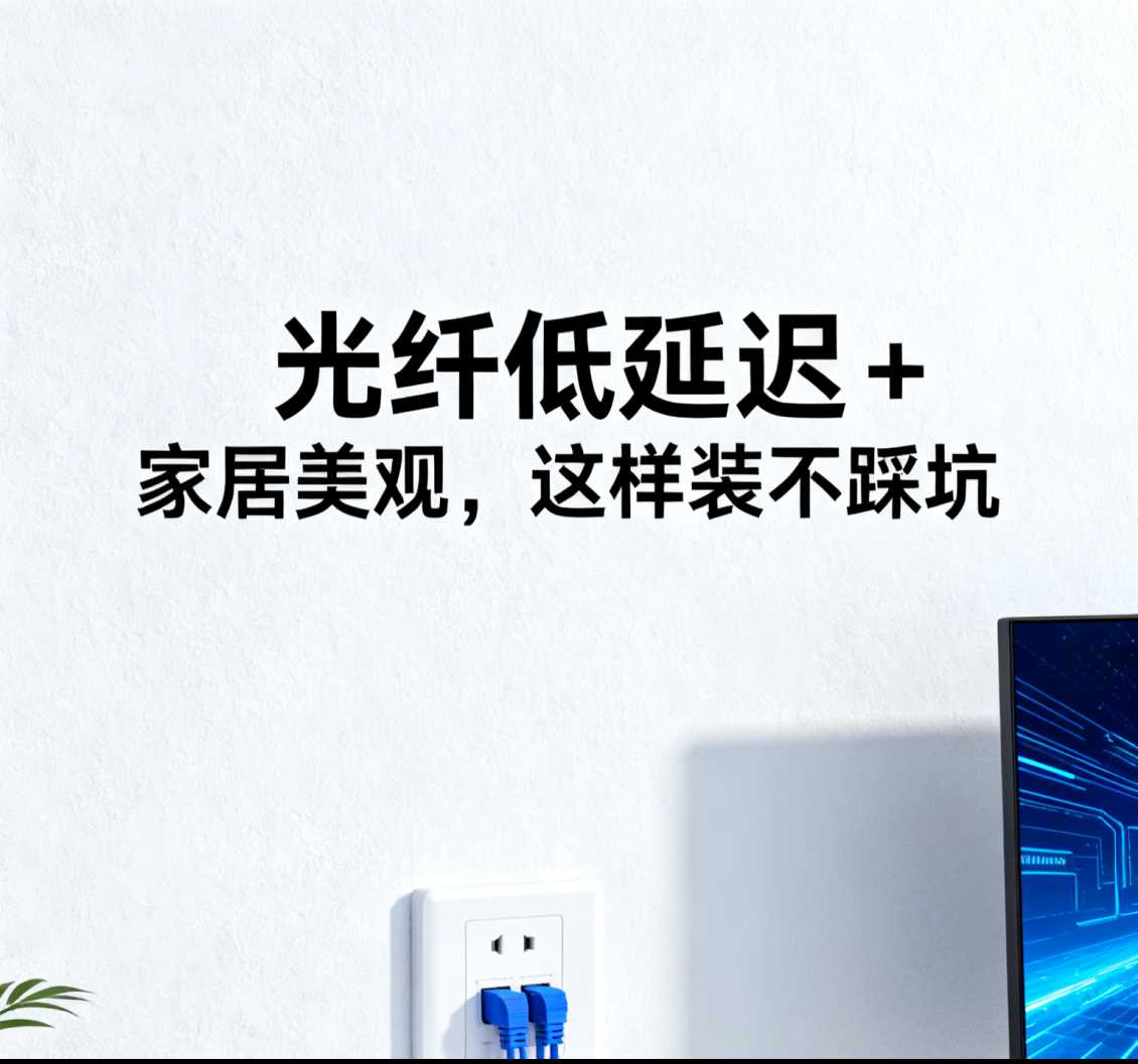 高新区光纤低延迟 + 家居美观，这样装不踩坑